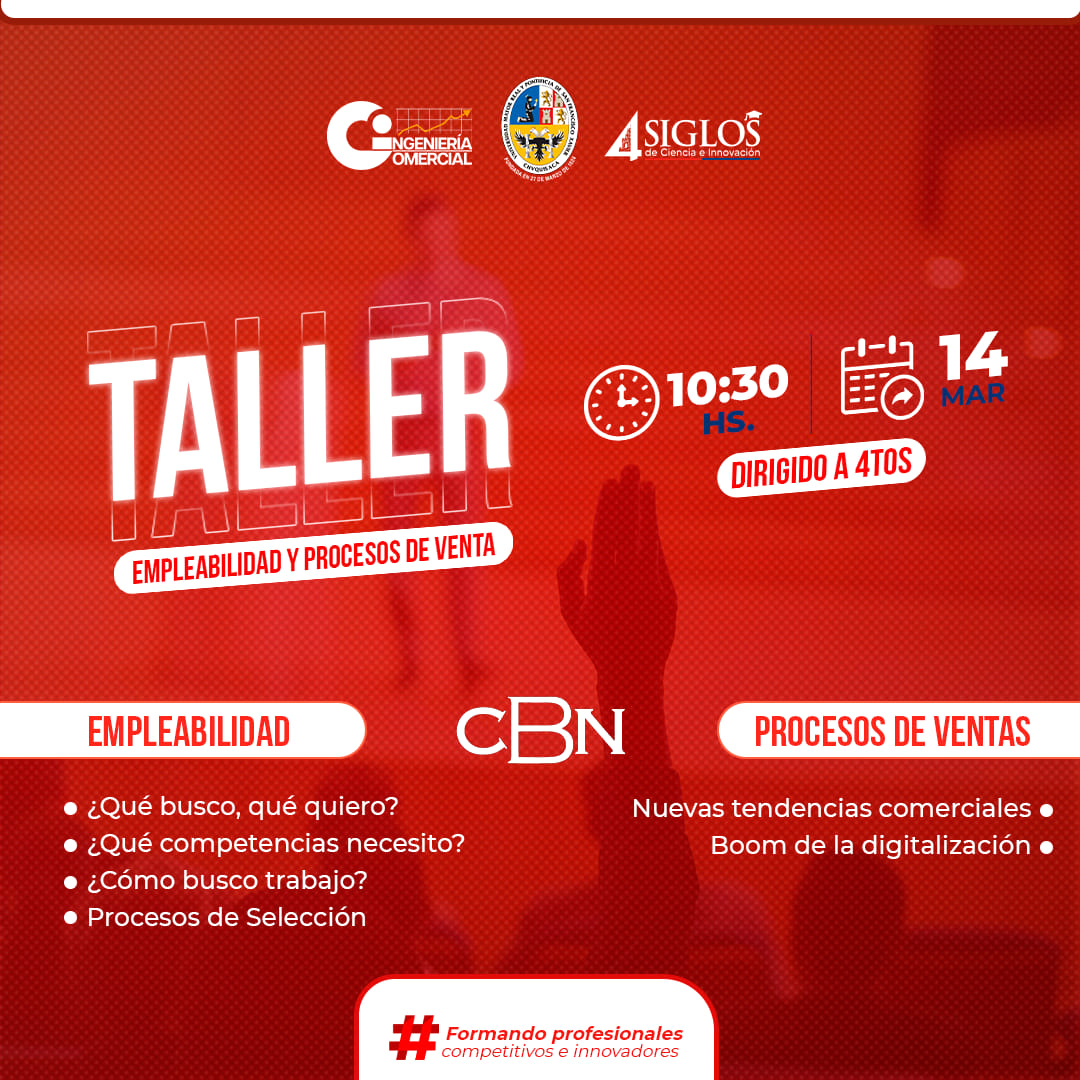 TALLER Empleabilidad y Procesos de Venta